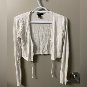 White Tie-Up Top (Pretty Tiny Tops)